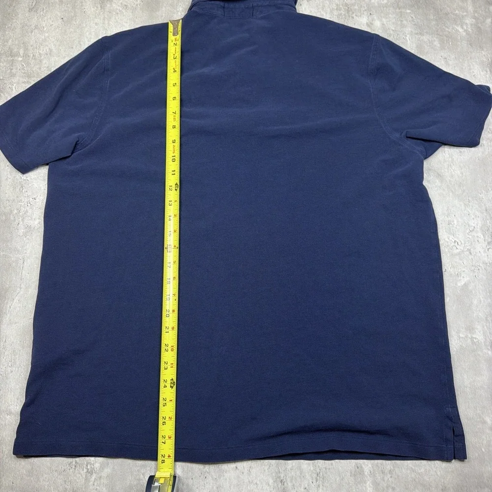 Polo Ralph Lauren Pocket Polo Shirt Mens XL Navy Blue Pony Logo Short Sleeve